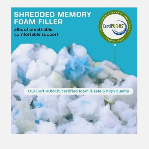 Filler Shredded‎ Memory Foam 5lb - Picture 2 of 11